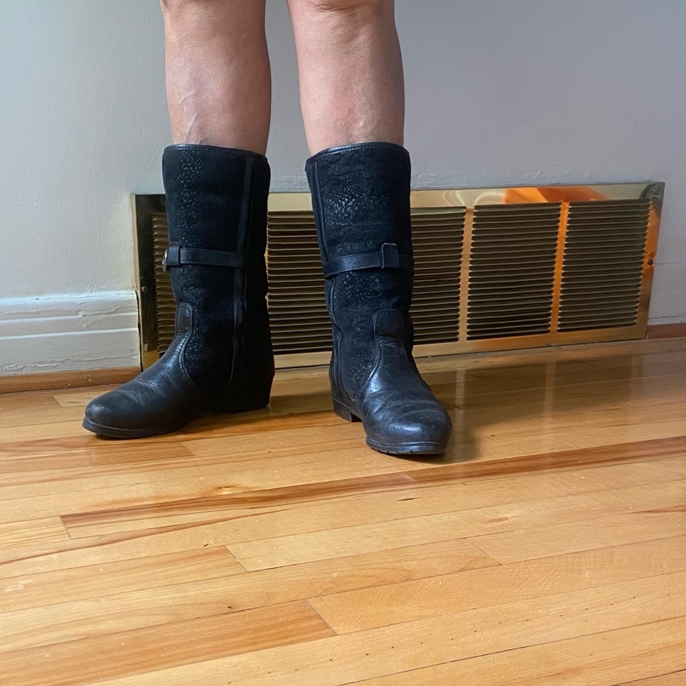 Pajar black warm winter boots